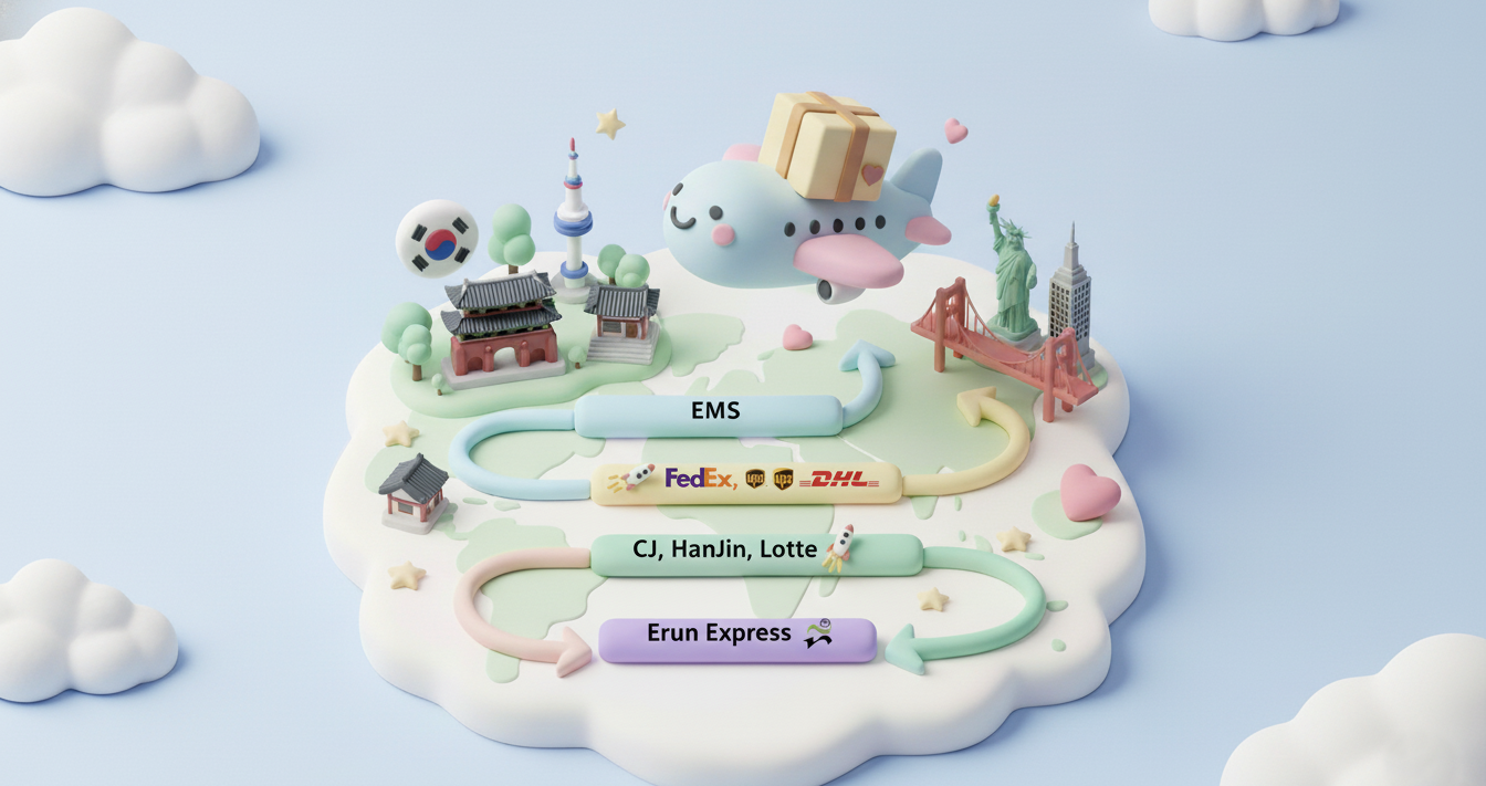 힌국에서 미국으로 택배 가능한 업체