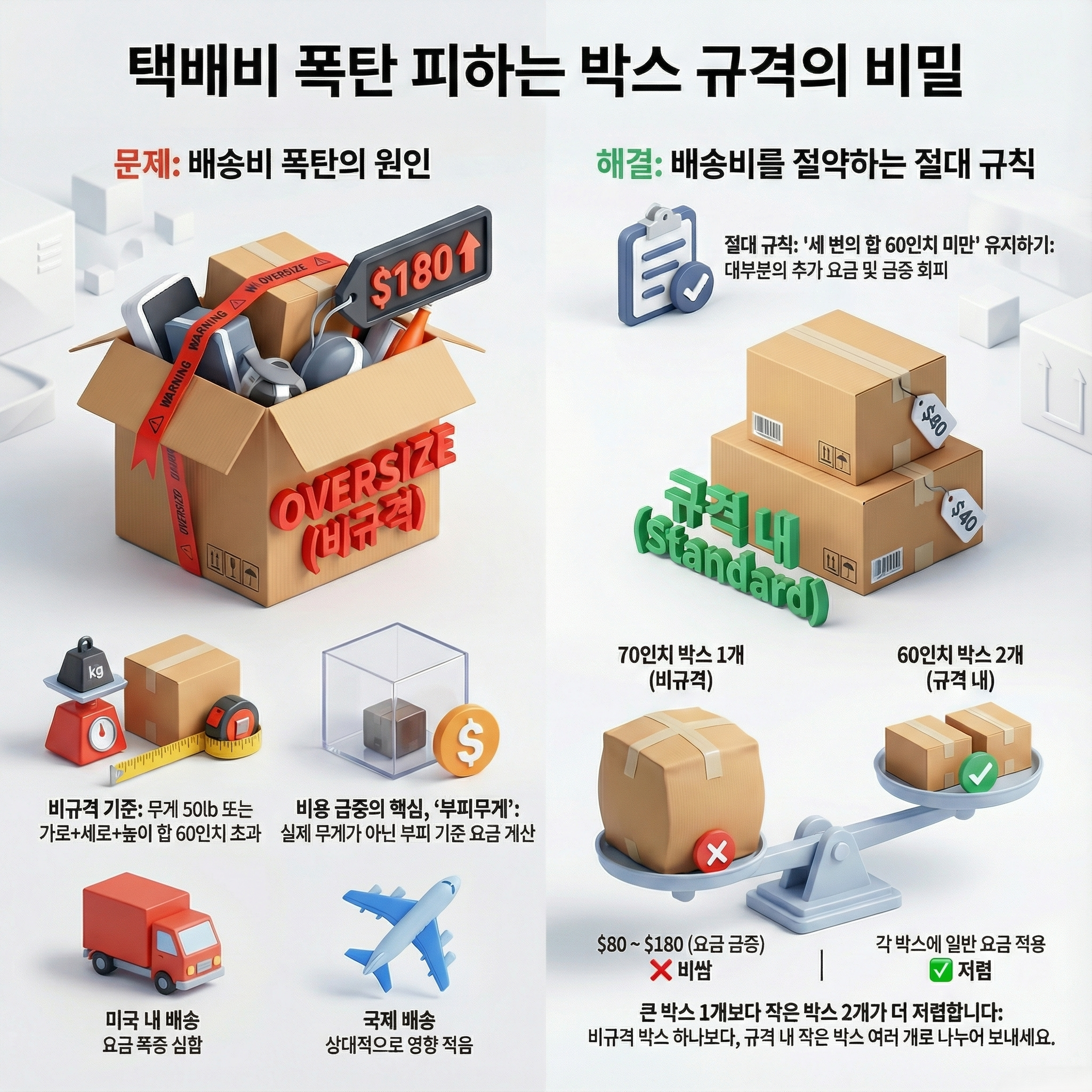 택배박스규격핵심정리