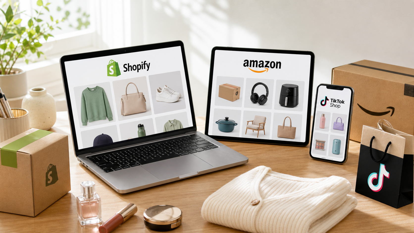 shopify-amazon-tiktok-shopping