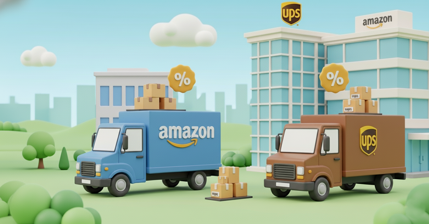 amazon shipping and ups 배송 할인