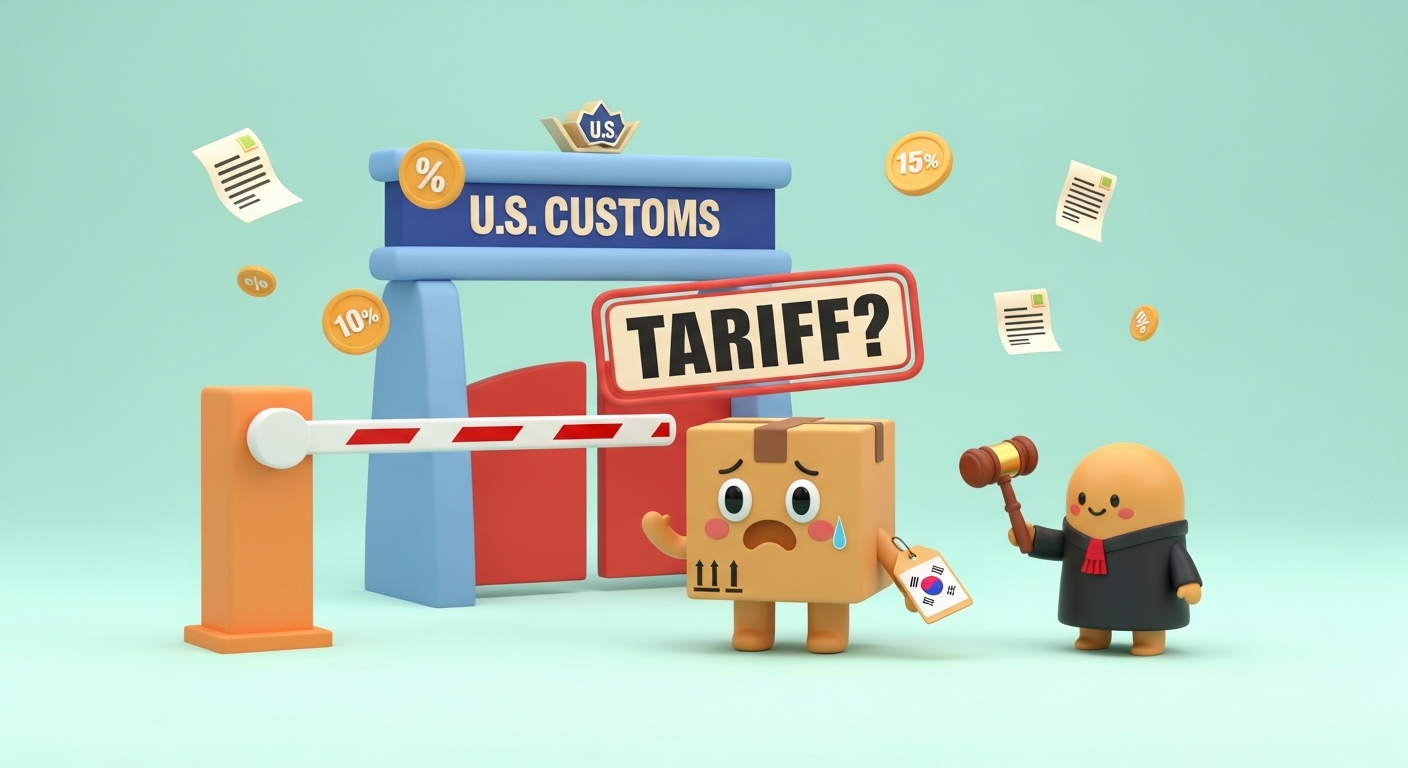 한국->미국으로 들어오는 물건의 관세